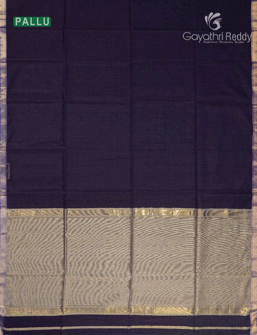 Pure Chanderi Sico Saree in Black