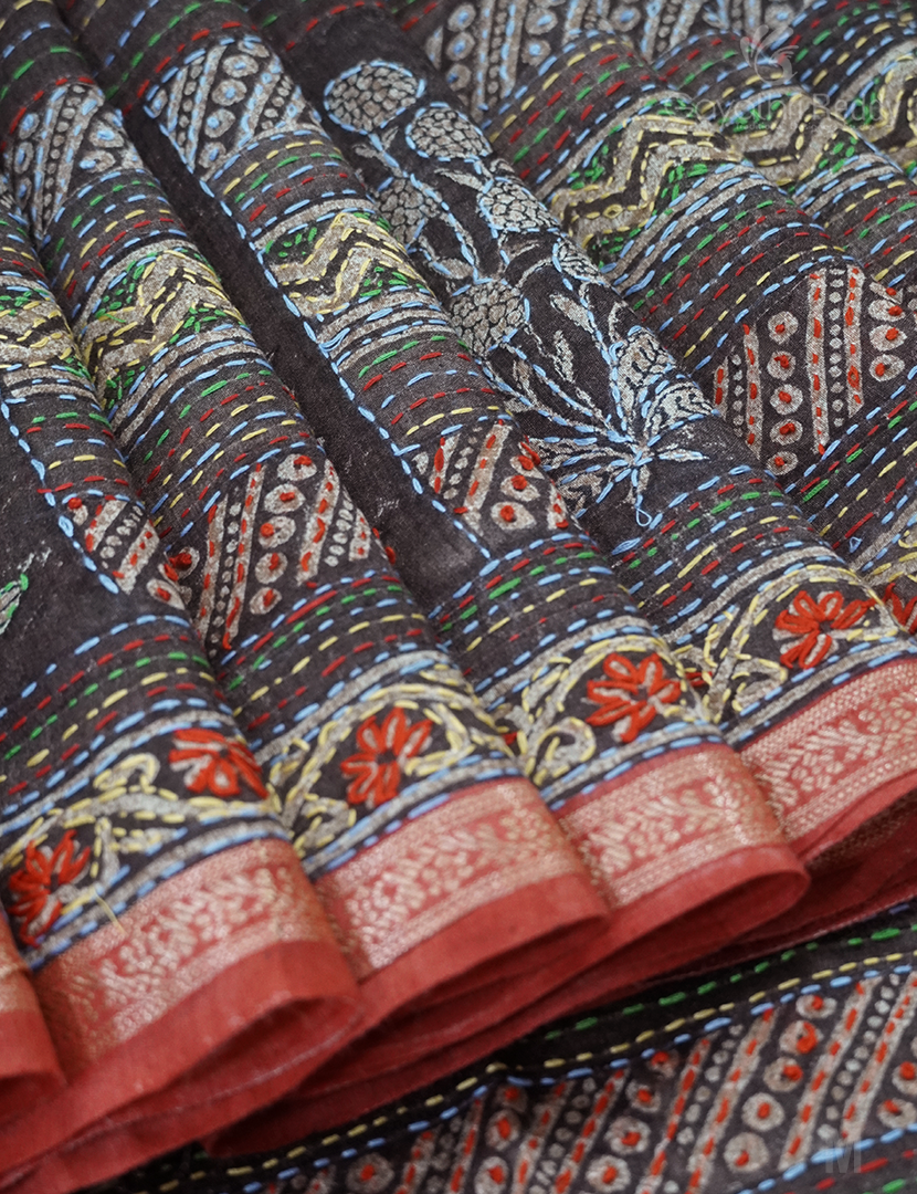 PURE DESI TUSSAR SILK-TS1419