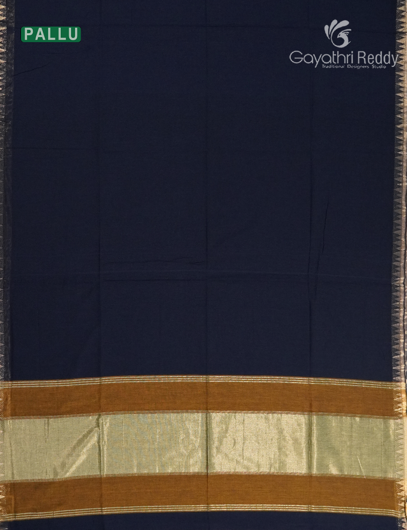 Jamdani Cotton Saree in Black