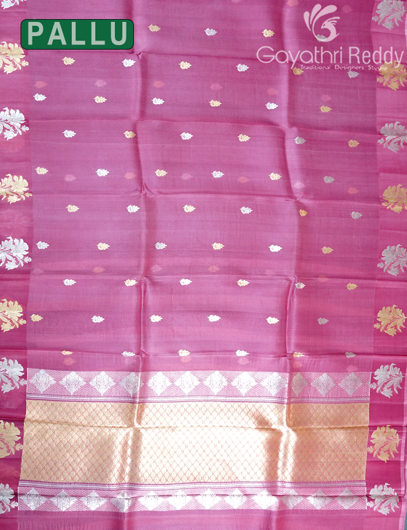 PURE BANARAS KORA SILK-BKS127