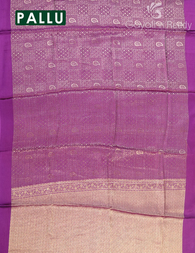 SEMI MYSORE SILK-SMSS163