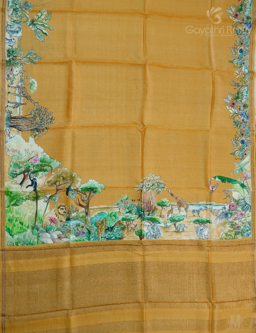 PURE DESI TUSSAR SILK-TS1402