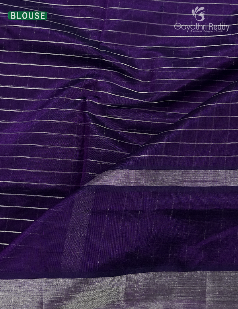 Pure Arani Sico Saree in Deep Violet