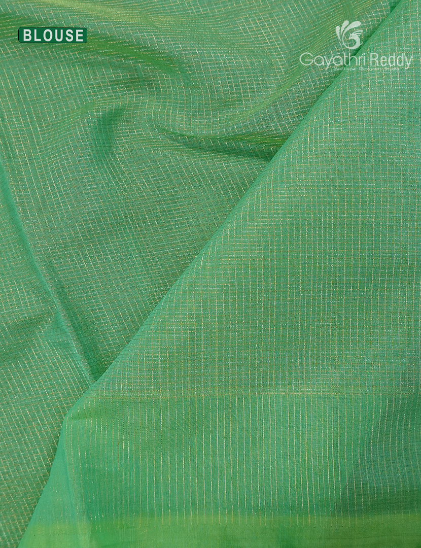 Pure Kanchipuram Sico Saree in Sea Green
