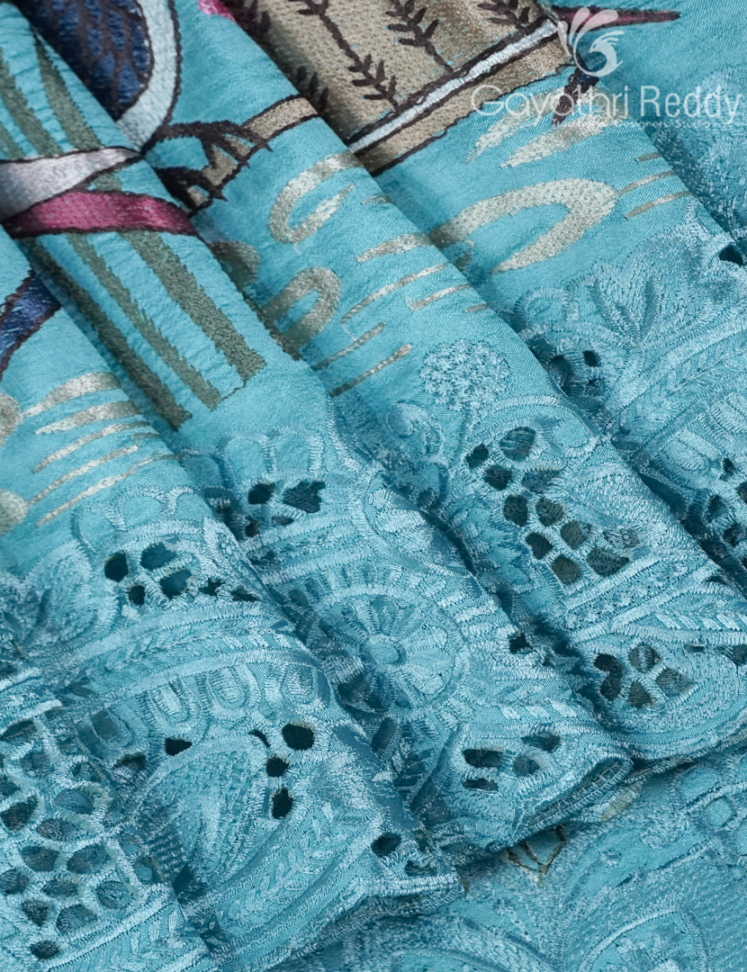 SEMI DUPION SILK SAREE-SDS122