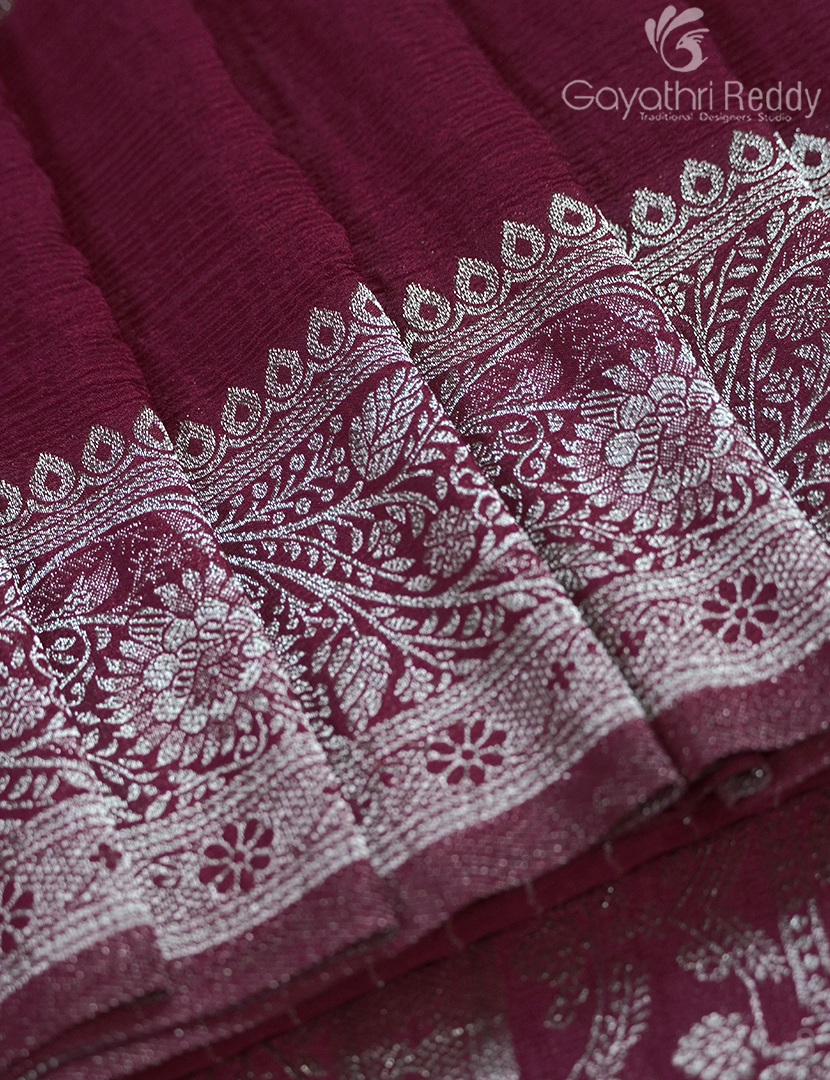 CHIFFON FANCY SAREE-PCF261