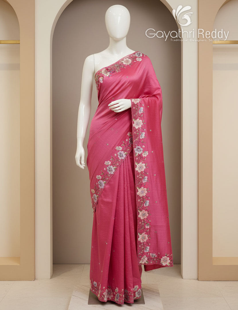 SEMI DUPION SILK SAREE-SDS101