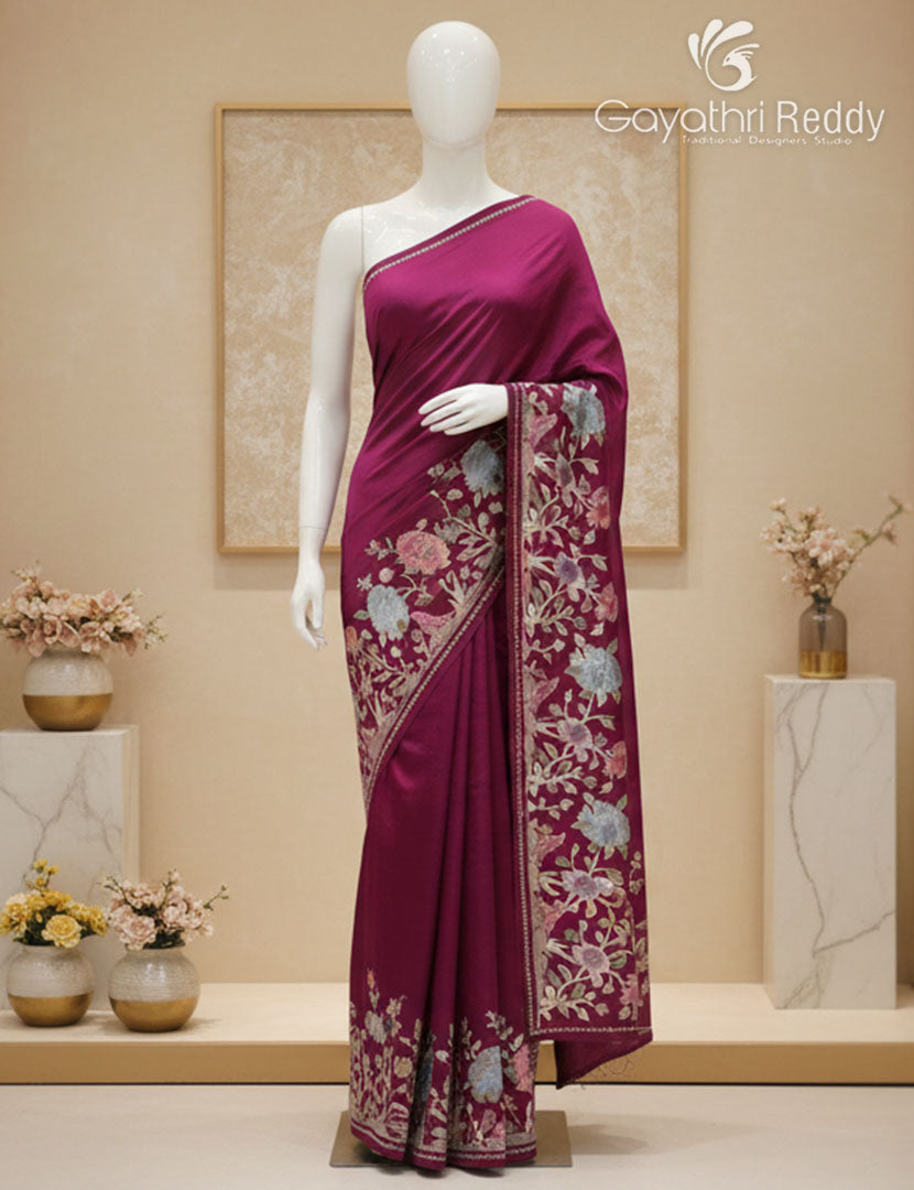 DUPION SILK FANCY SAREE -DSF22
