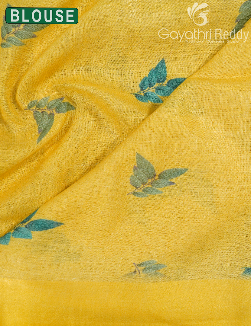 PURE LINEN SAREE-L1428