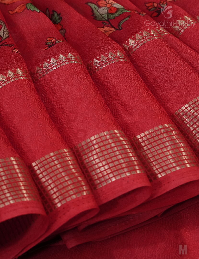 GEORGETTE PRINTED SAREE-PGP28