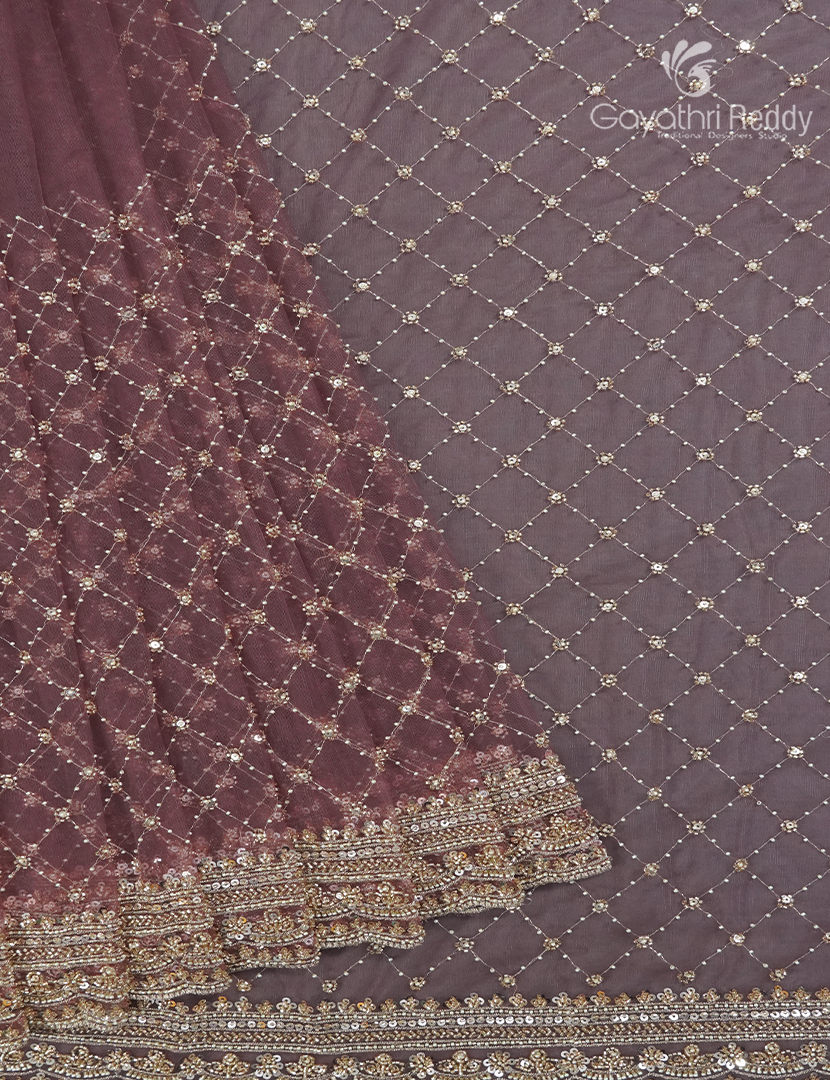 NETTED FANCY SAREE-NF45