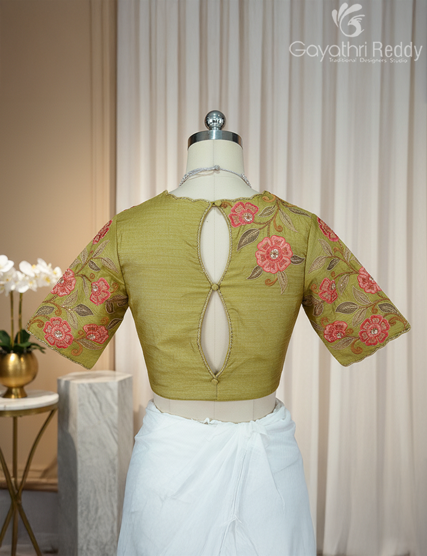 TISSUE FANCY (R.D) BLOUSE SAREE-TFBS5