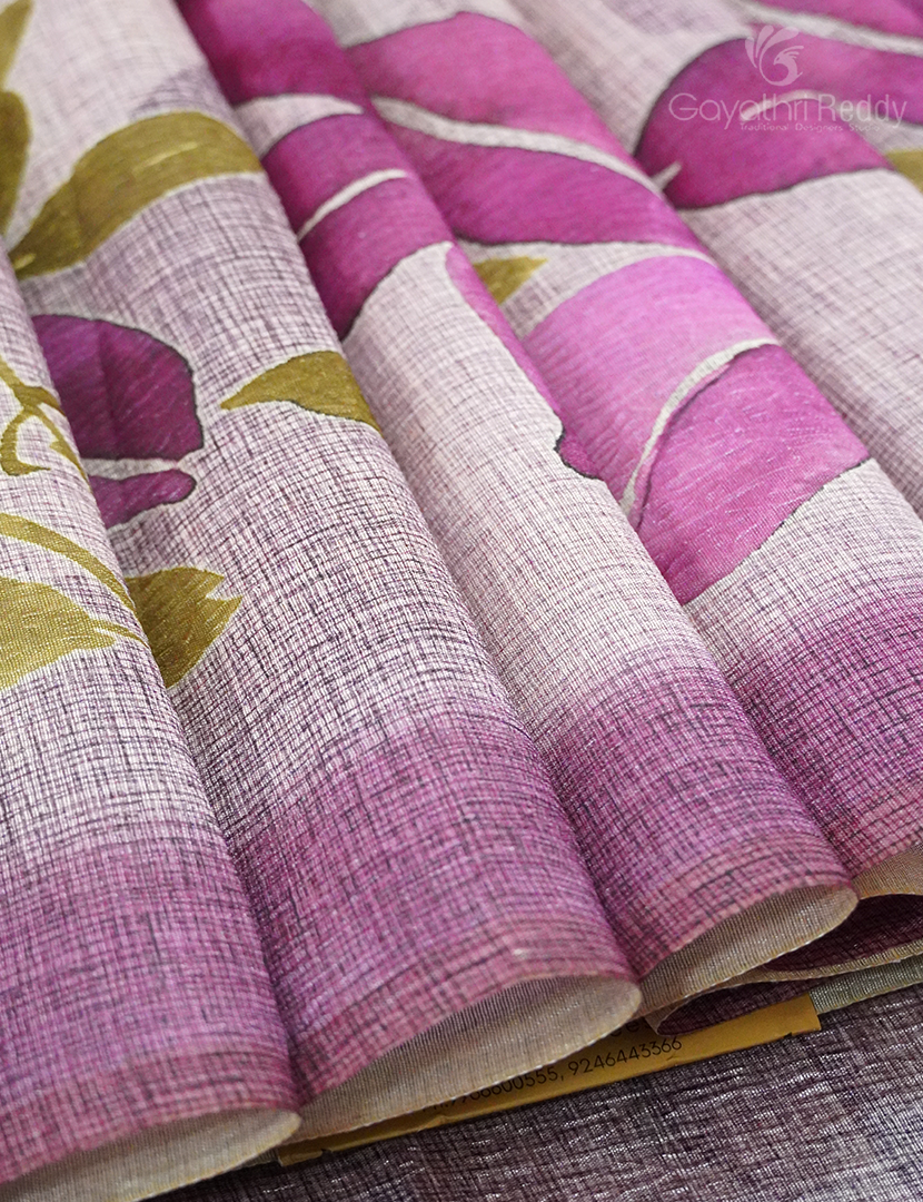 WRINKLE ORGANZA SAREE-OP573