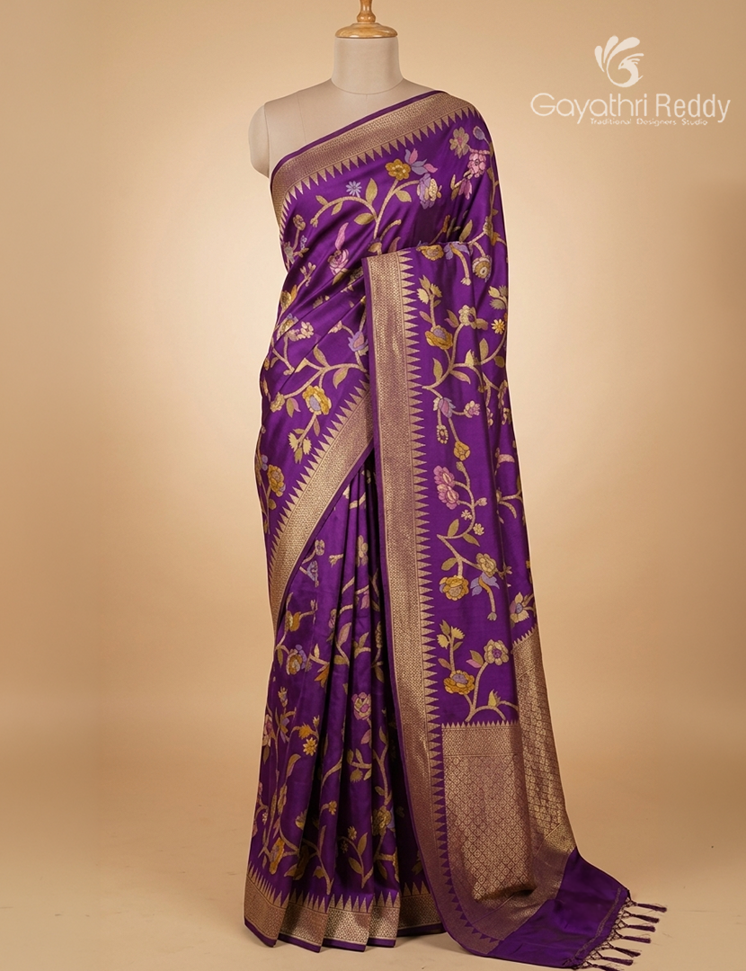 Pure Satin Silk Saree-PST18