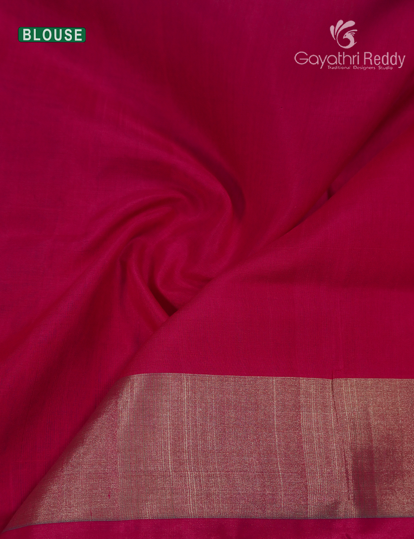 Pure Uppada Silk Saree in Violet and Pink