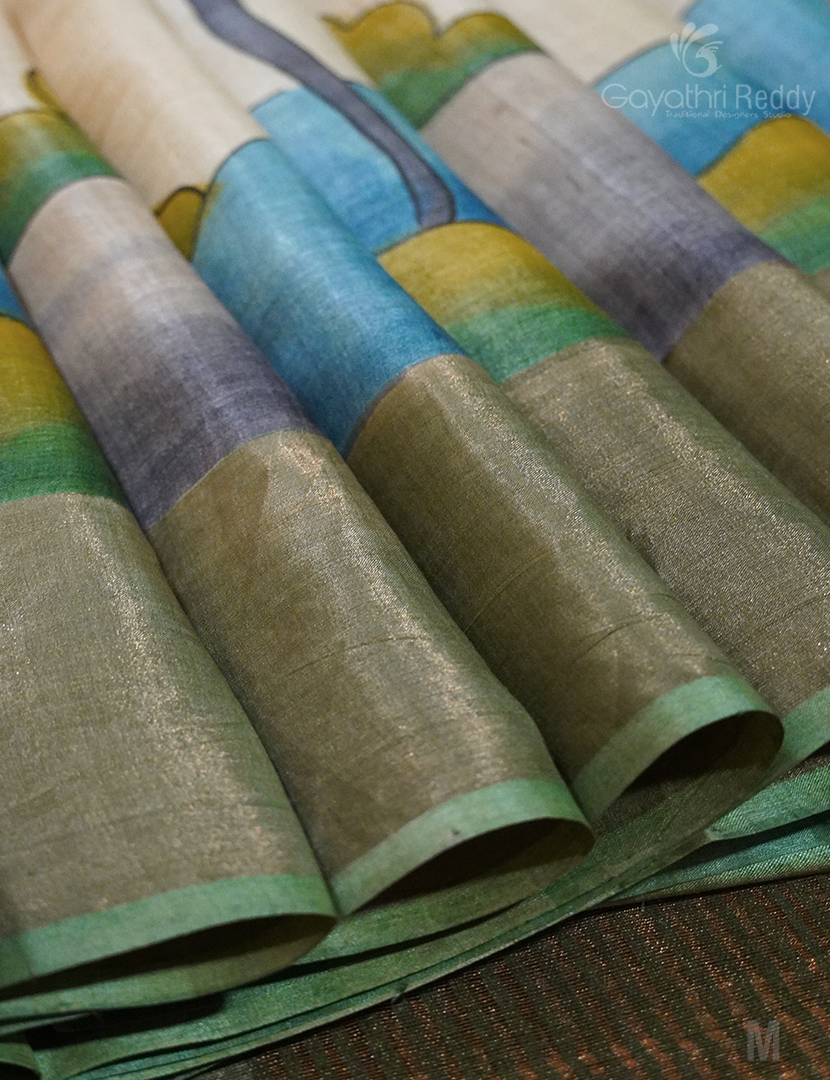 PURE DESI TUSSAR SILK-TS1276