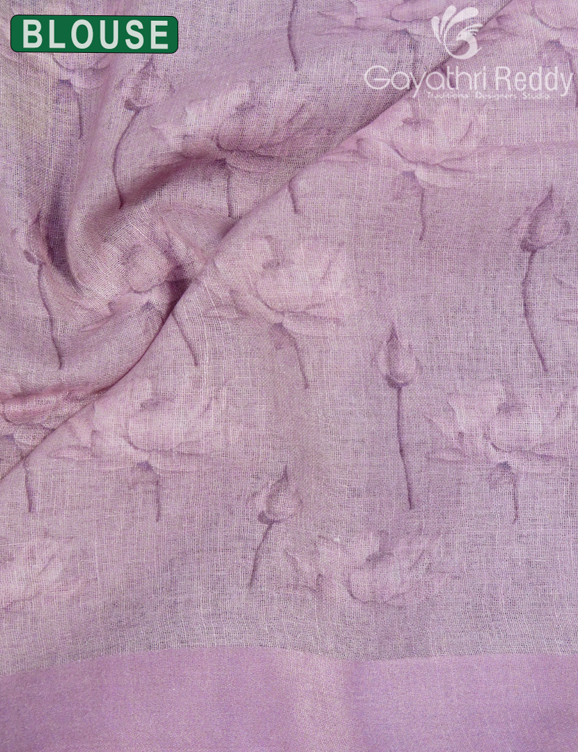 PURE LINEN SAREE-L1438