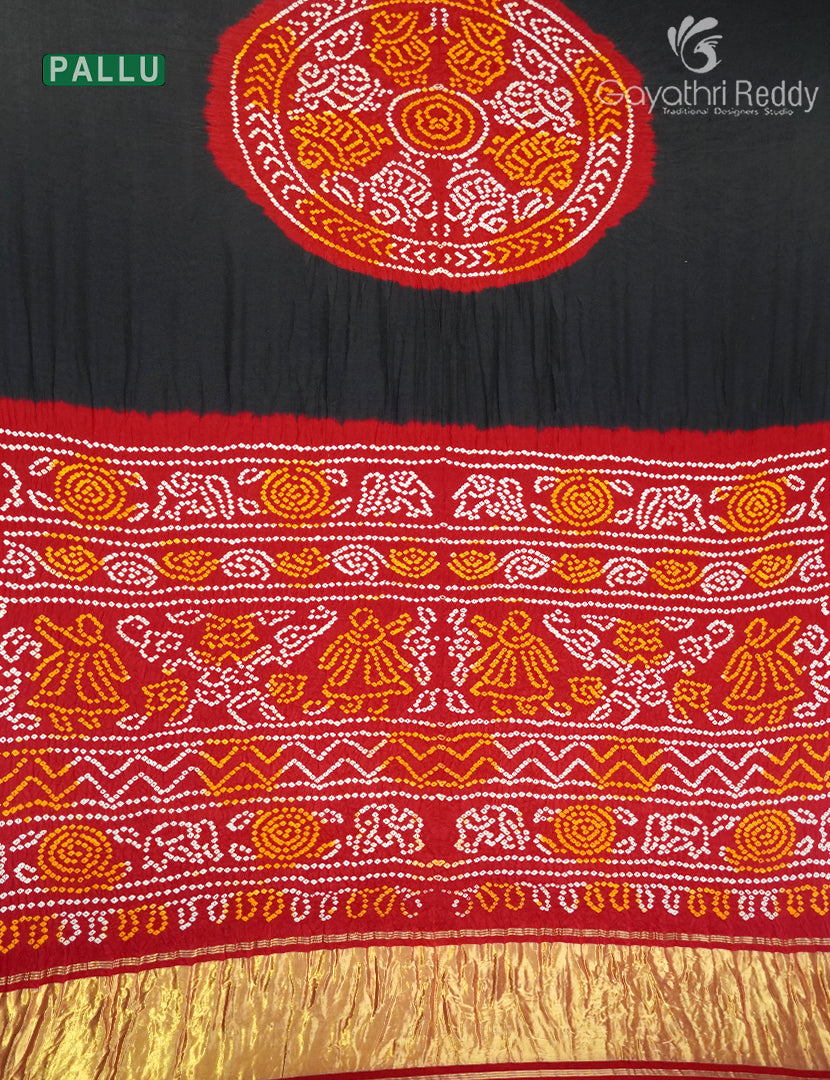 PURE GAJJI SILK BANDHANI-PGB15