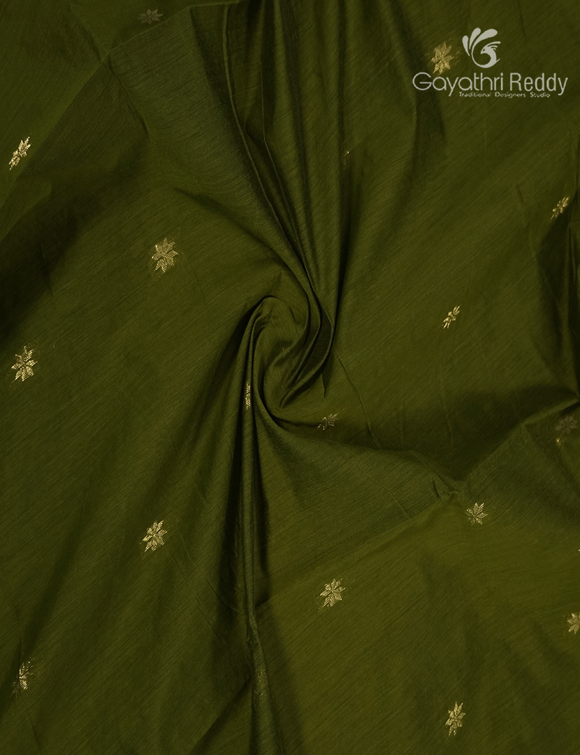 Sico Saree in Mehendi Green and Black