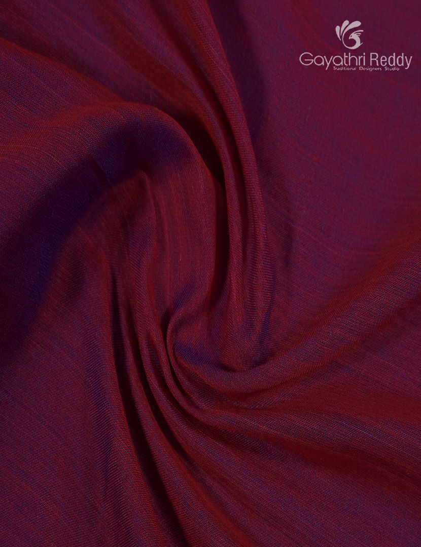 Pure Narayanpet Cotton Saree in Magenta