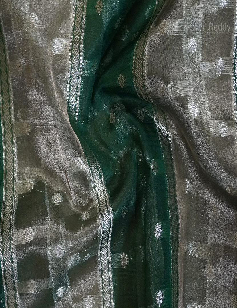 PURE BANARAS KORA SILK-BKS79