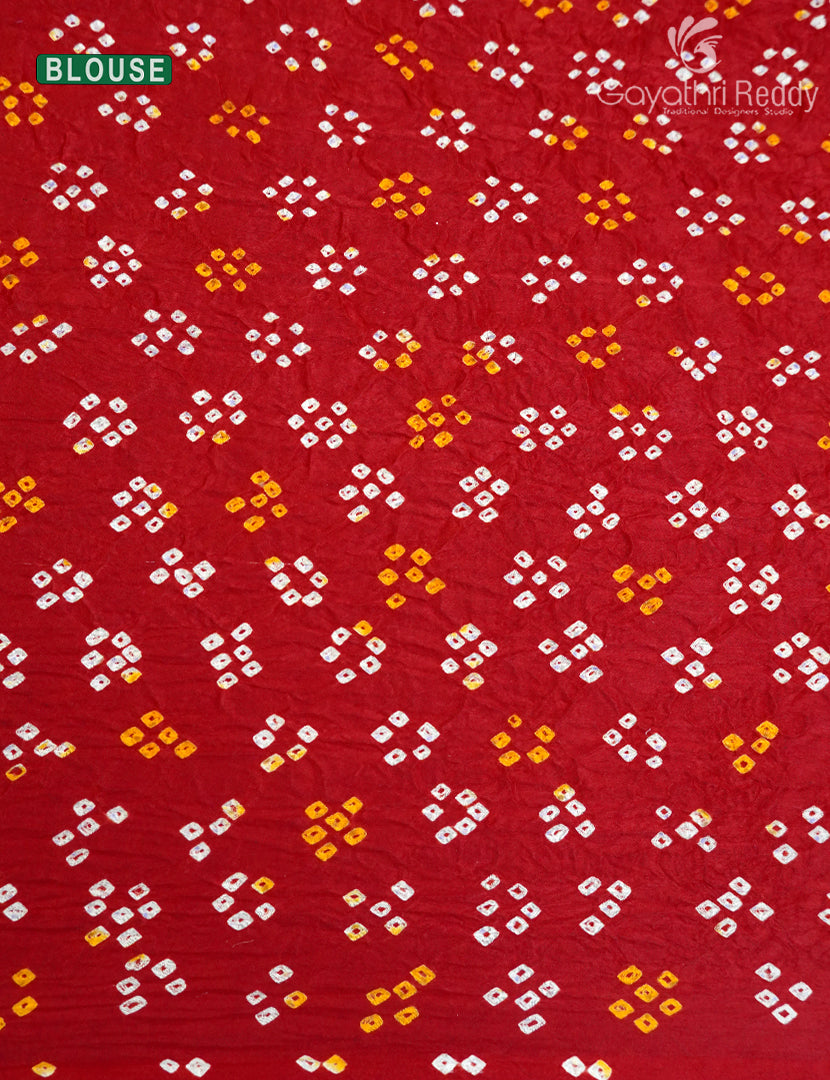 PURE GAJJI SILK BANDHANI-PGB15