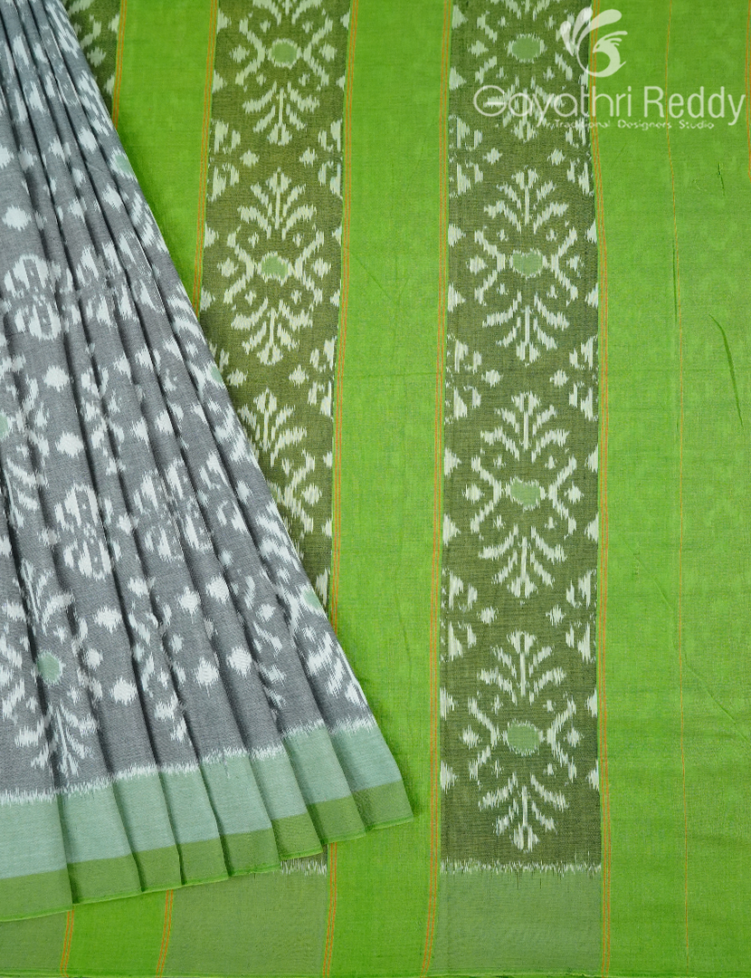 PURE IKKAT COTTON (H.L) SAREE-IKC1062