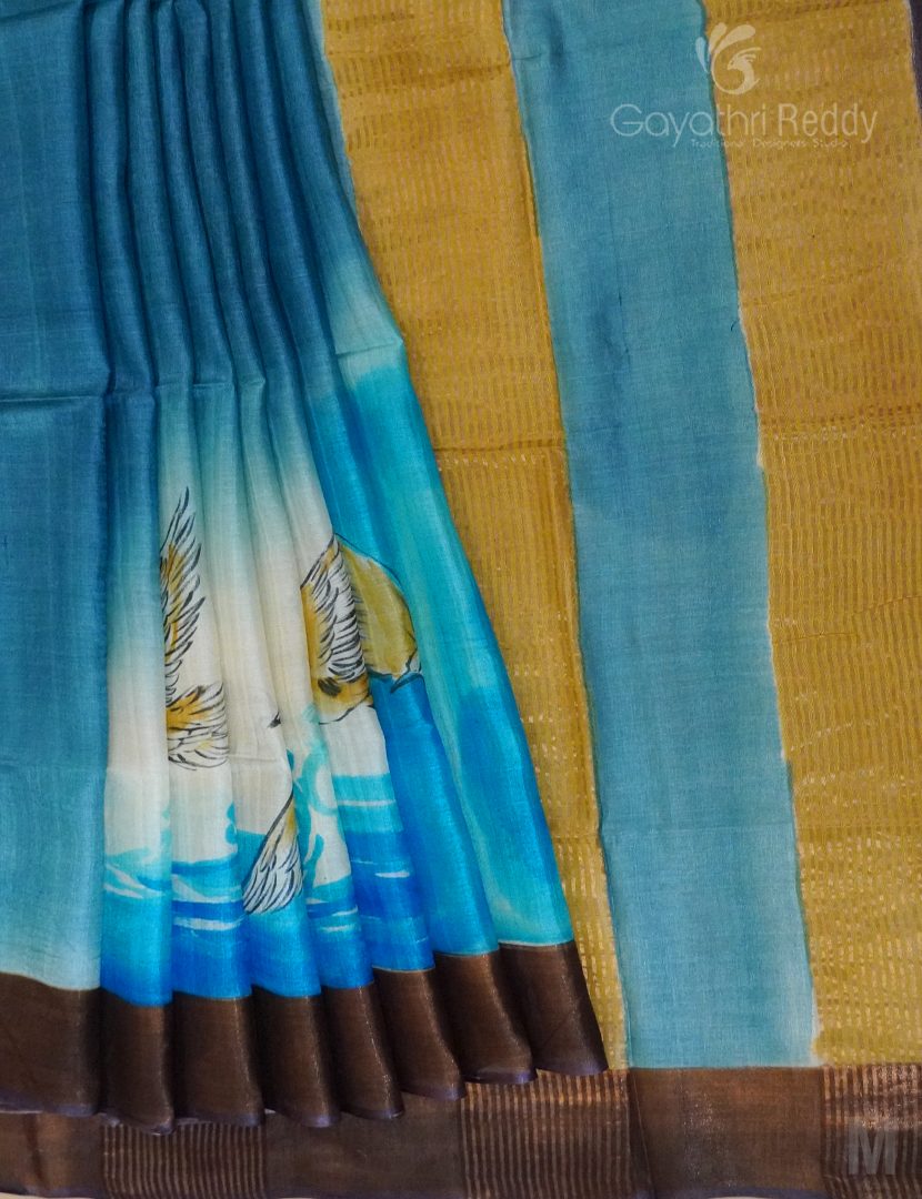 PURE DESI TUSSAR SILK-TS1119