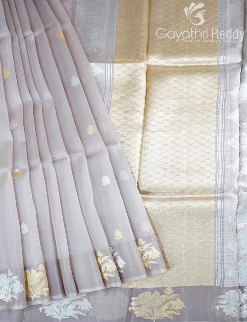 PURE BANARAS KORA SILK-BKS128