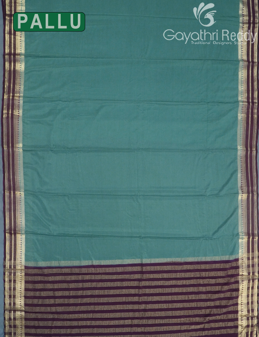 SEMI MYSORE CRAPE SAREE-SMC326