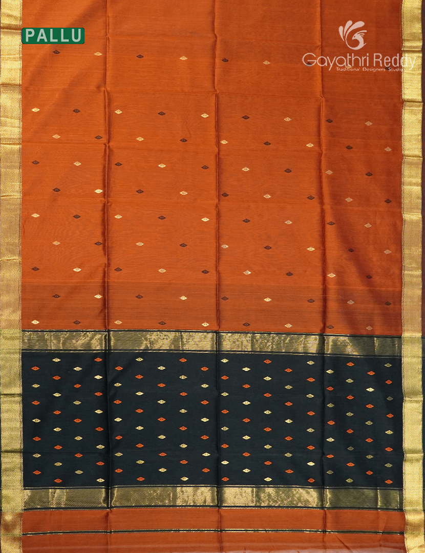 PURE CHANDERI BUTTA SAREES -CPS1195