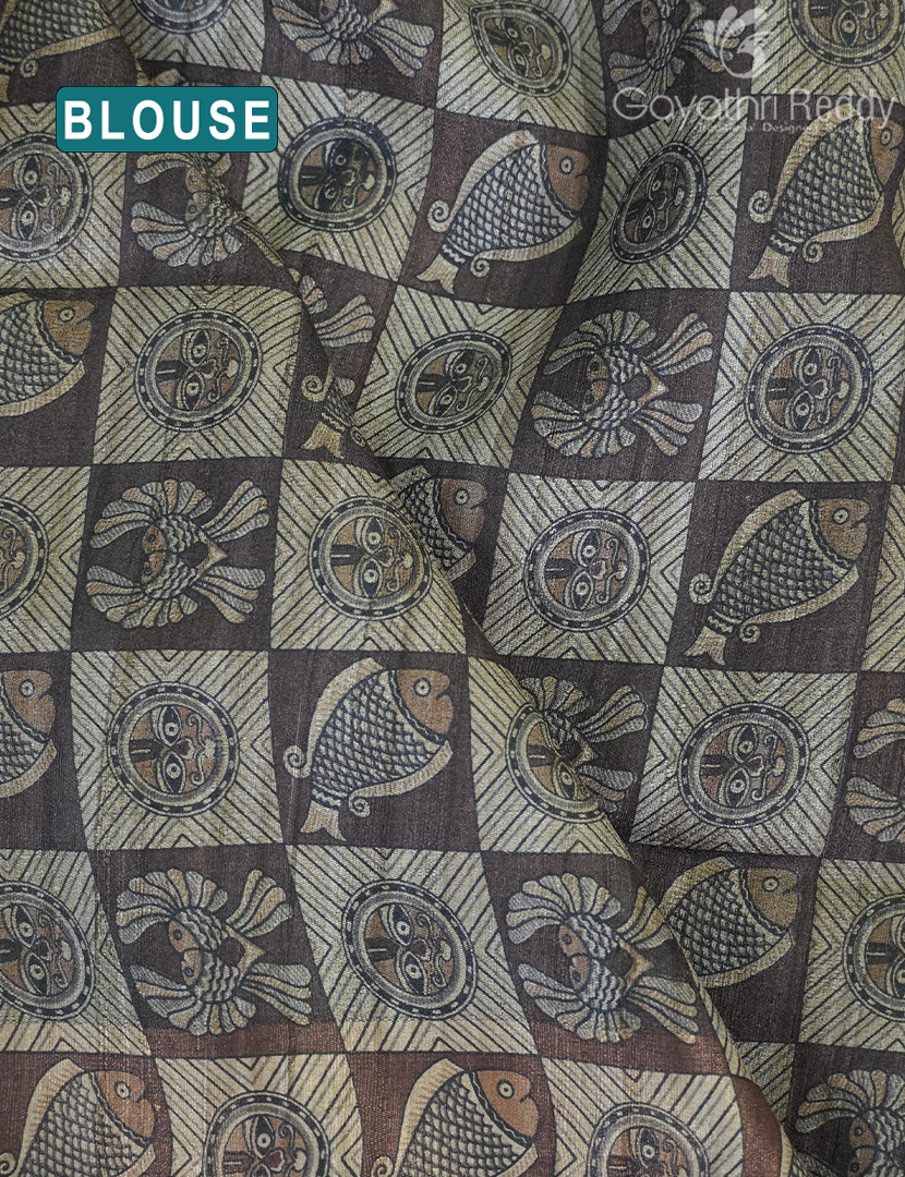 PURE DESI TUSSAR SILK-TS1543