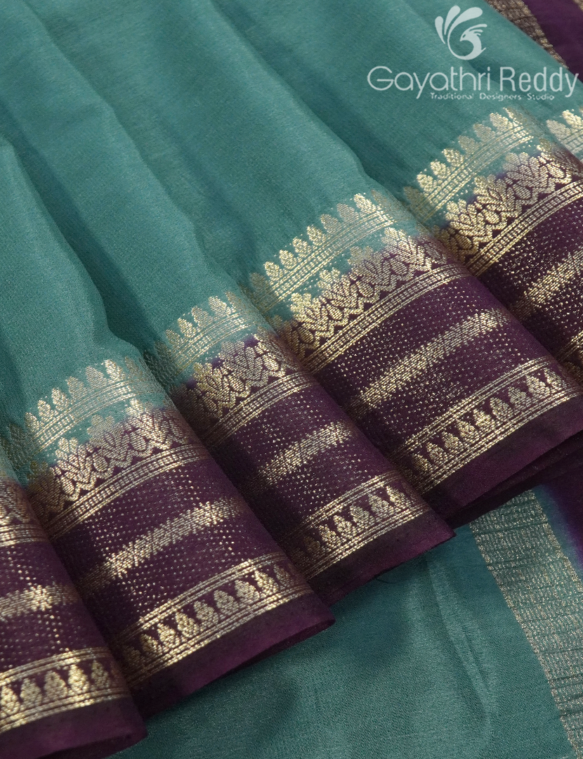 SEMI MYSORE CREPE SAREE-SMC326