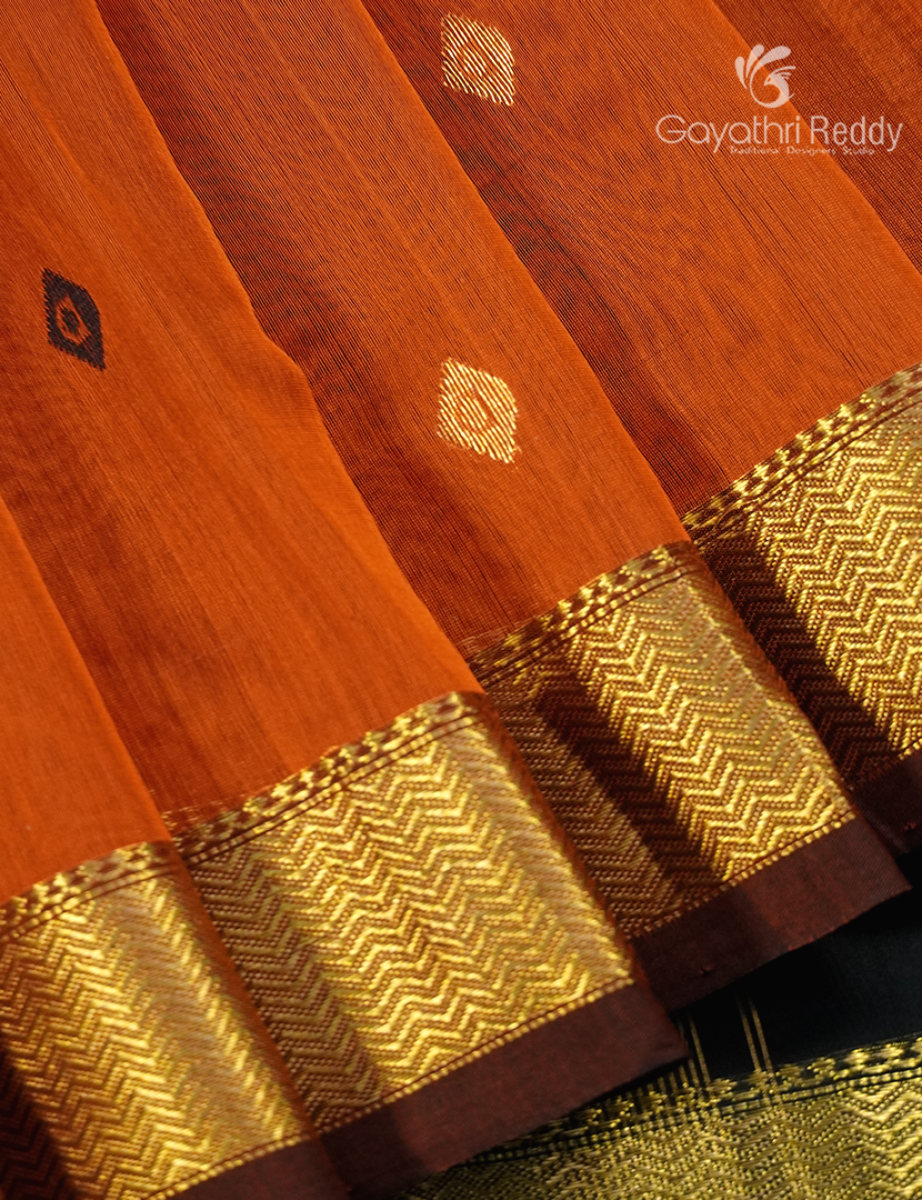 PURE CHANDERI BUTTA SAREES -CPS1195