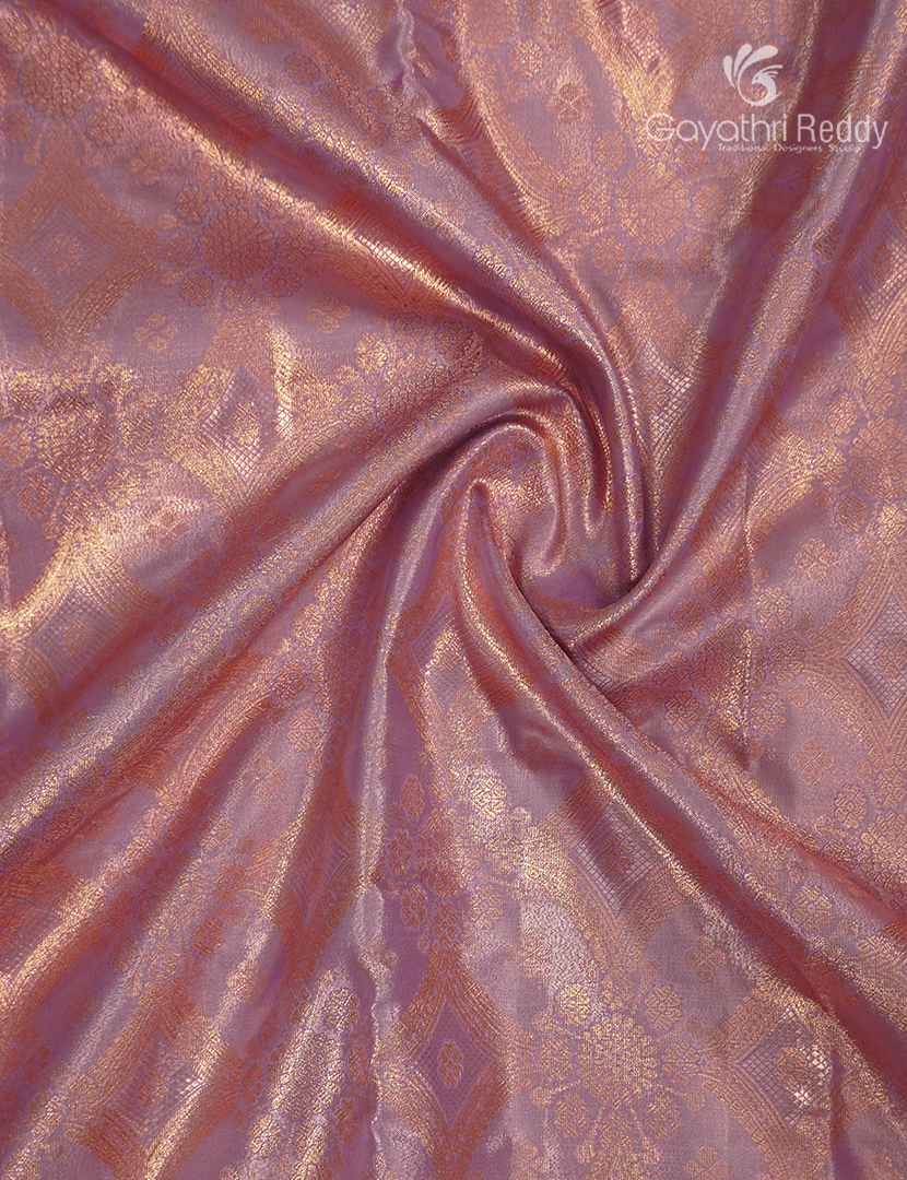 Semi Kanchipuram Silk Saree in Baby Pink