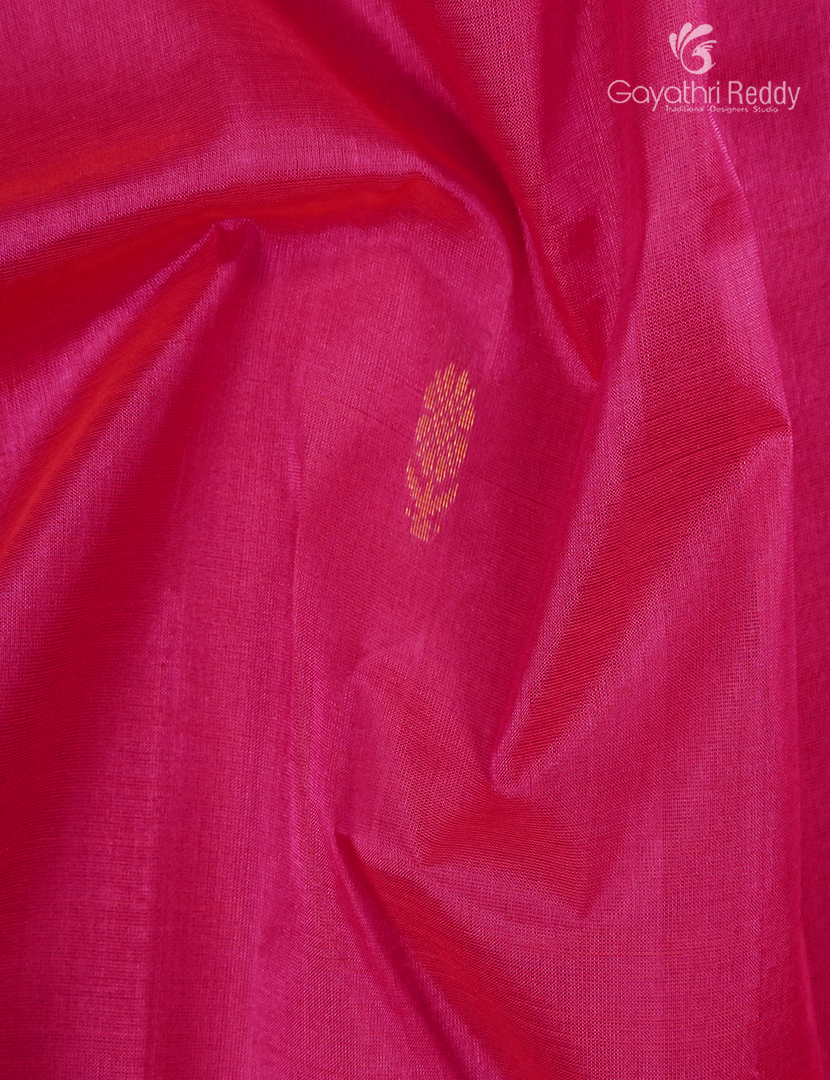 Pure Arani Sico Saree in Lotus Pink and Purple