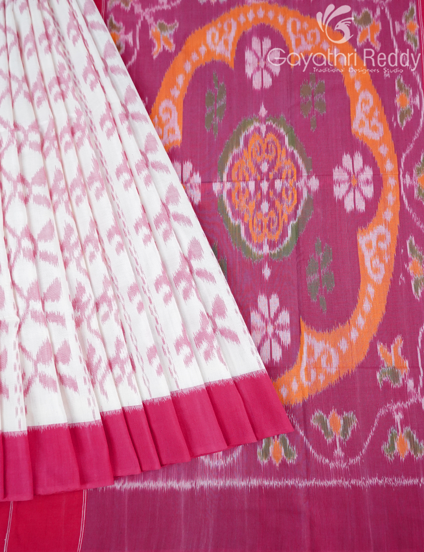 PURE IKKAT COTTON (H.L) SAREE-IKC1063