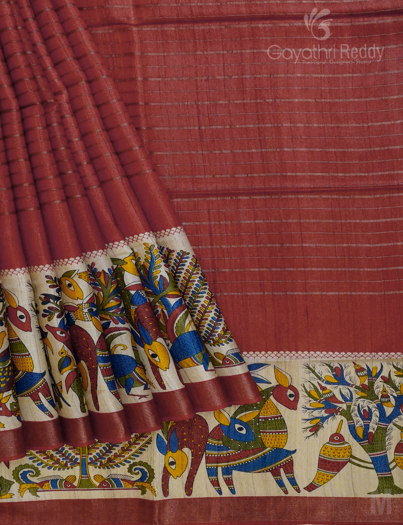 PURE DESI TUSSAR SILK-TS1026