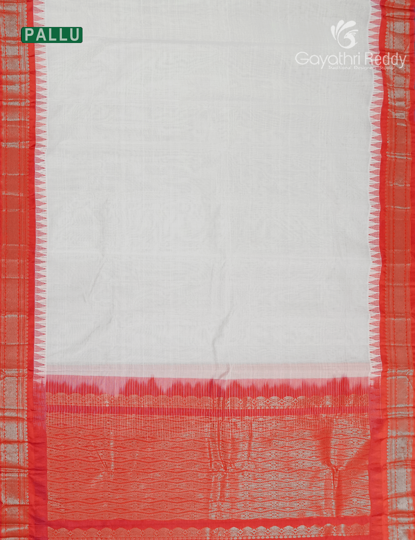 Pure Gadwal Cotton Saree-GGC1623