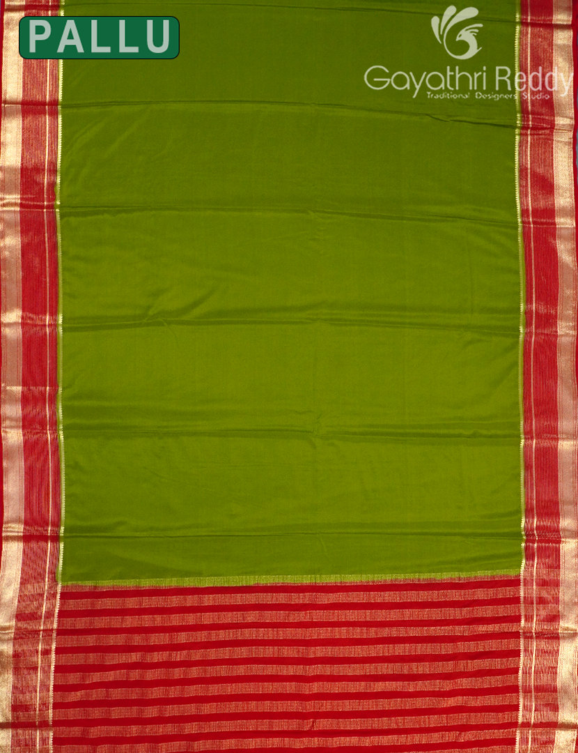 SEMI MYSORE CRAPE SAREE-SMC377