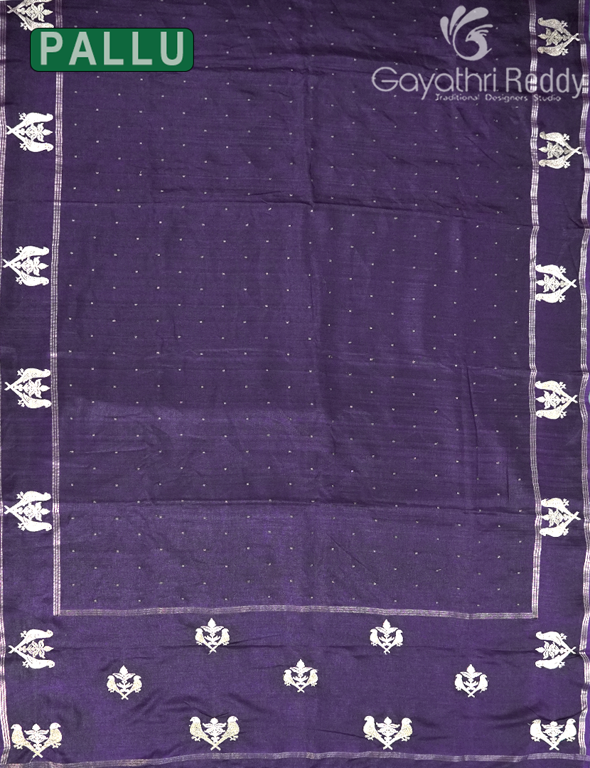 KHADI SILK WORK SAREE-KSW20