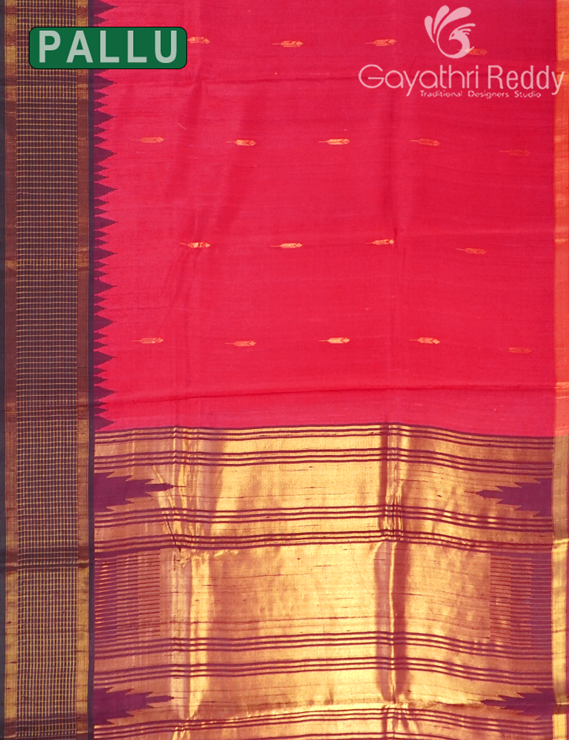 PURE KHADI PATTU SAREE-KHP1372