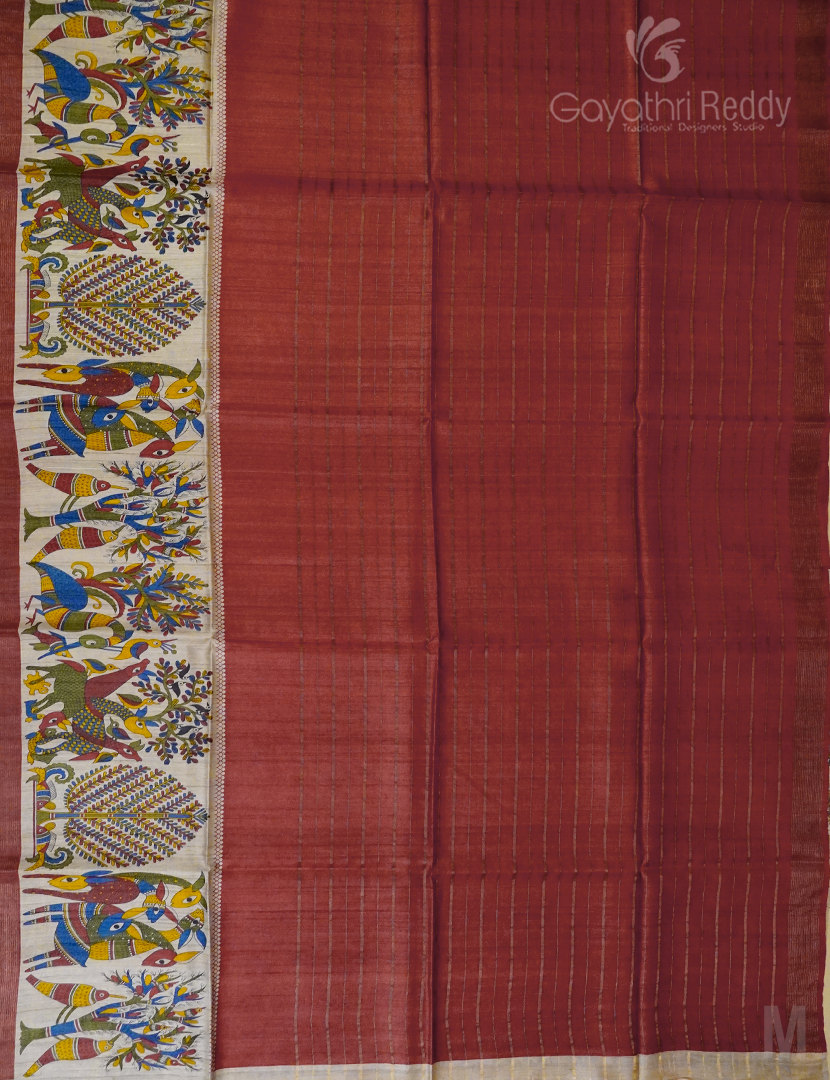 PURE DESI TUSSAR SILK-TS1026