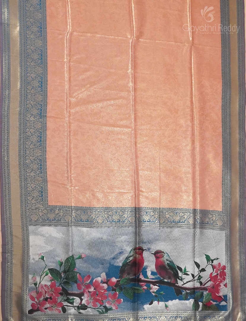 SEMI PATTU SAREE(DIGITAL PALLU)-SP1035