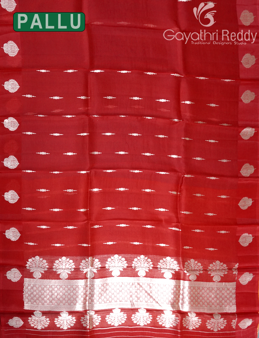 PURE BANARAS KORA SILK-BKS129