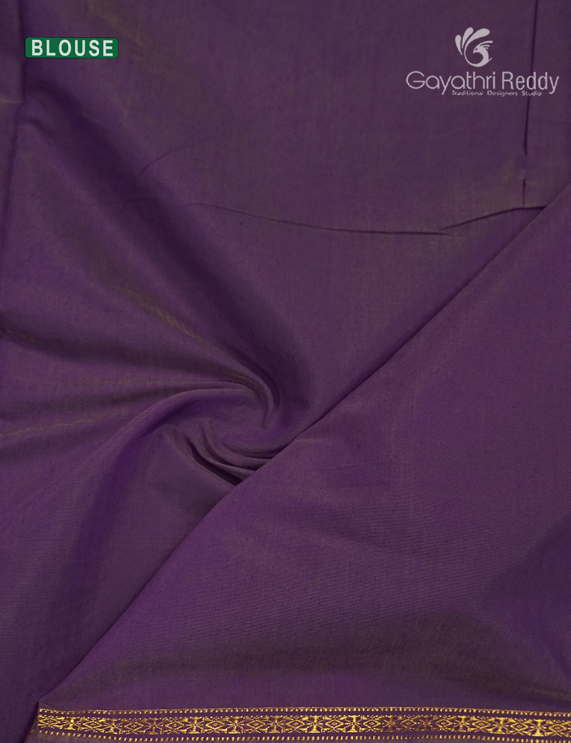 Sico Saree in Teal Green and Purple