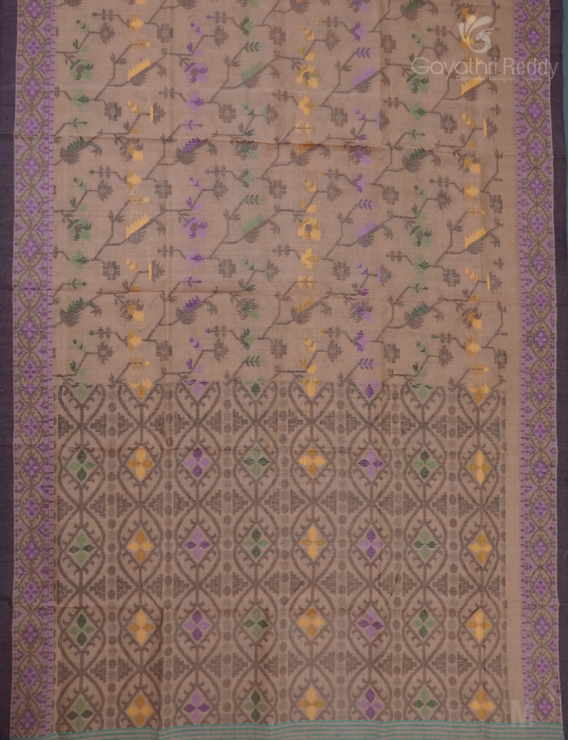 JAMDANI COTTON(WITHOUT BLOUSE)-JMC434