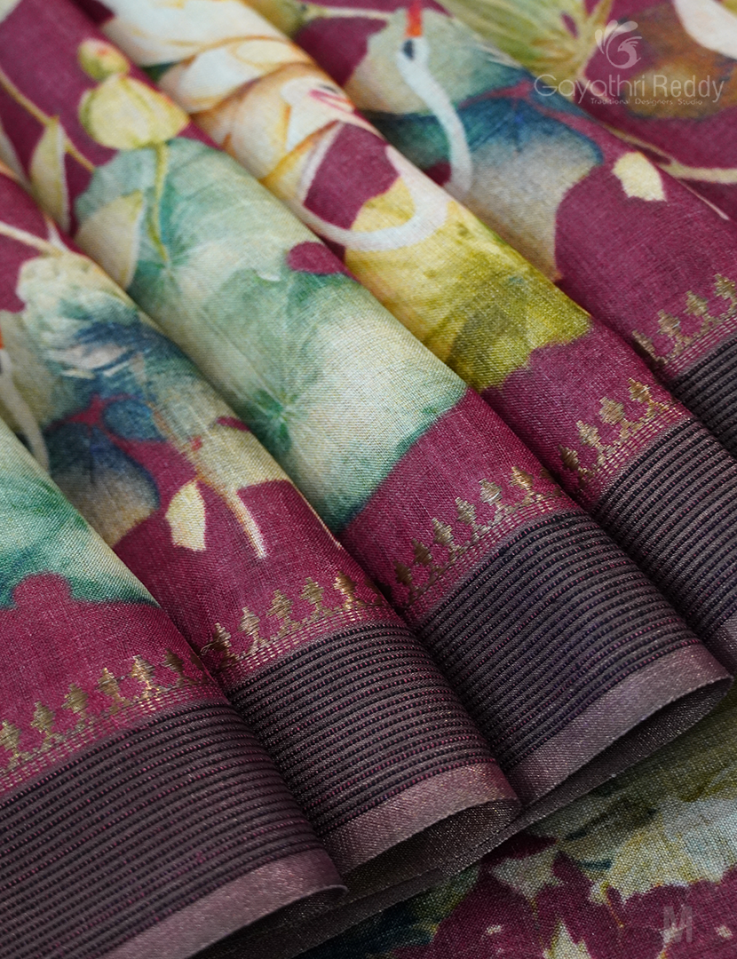 PURE DESI TUSSAR SILK-TS1404