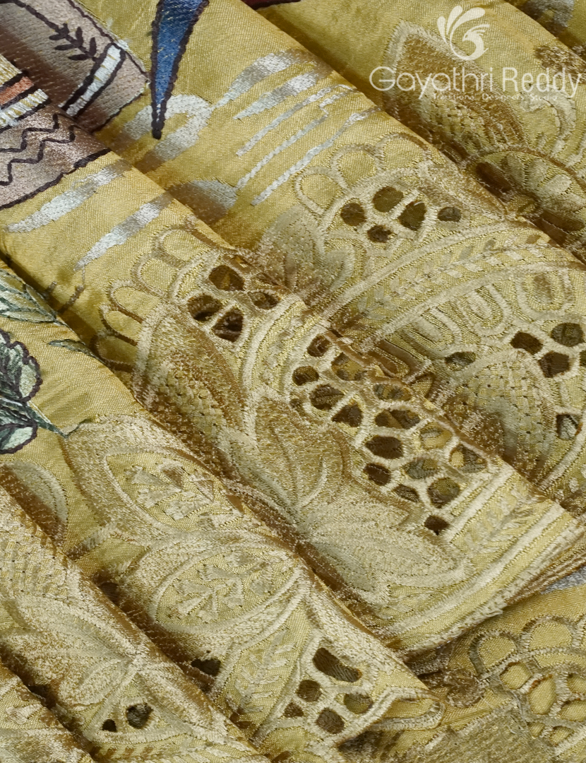 SEMI DUPION SILK SAREE-SDS124