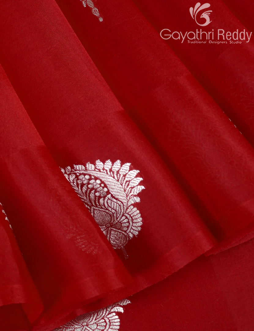 PURE BANARAS KORA SILK-BKS129